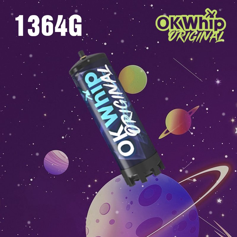 2.2L Whipped Cream Chargers Nitrous Oxide N2O 1364G OKwhip - Image 1