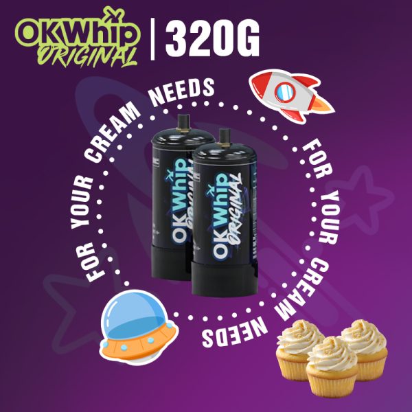 0.52L Whipped Cream Chargers Nitrous Oxide N2O 320G Cream Gas