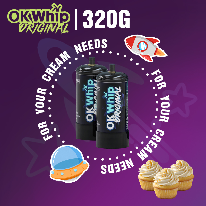 0.52L Whipped Cream Chargers Nitrous Oxide N2O 320G Cream Gas - Image 4