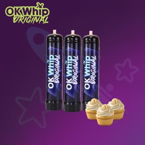 0.95L Whipped Cream Chargers Nitrous Oxide N2O 640G OKwhip - Image 4