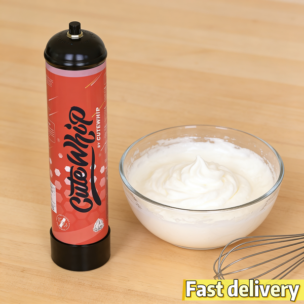 0.95L Whipped Cream Chargers Nitrous Oxide N2O 640G Cutewhip